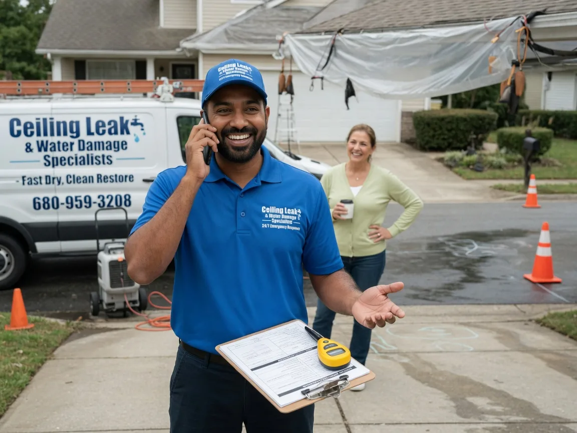 Ceiling Leak Cleanup Roeland Park, KS FAQs